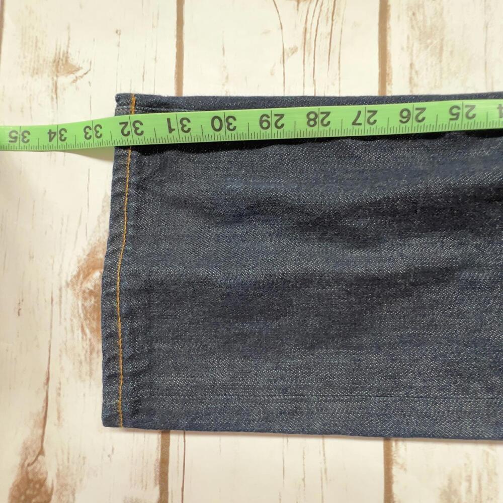 3x1 Dark Blue Cotton Straight Leg Denim Jeans with Button Fly - Size‎ 33 Waist - Picture 7 of 9